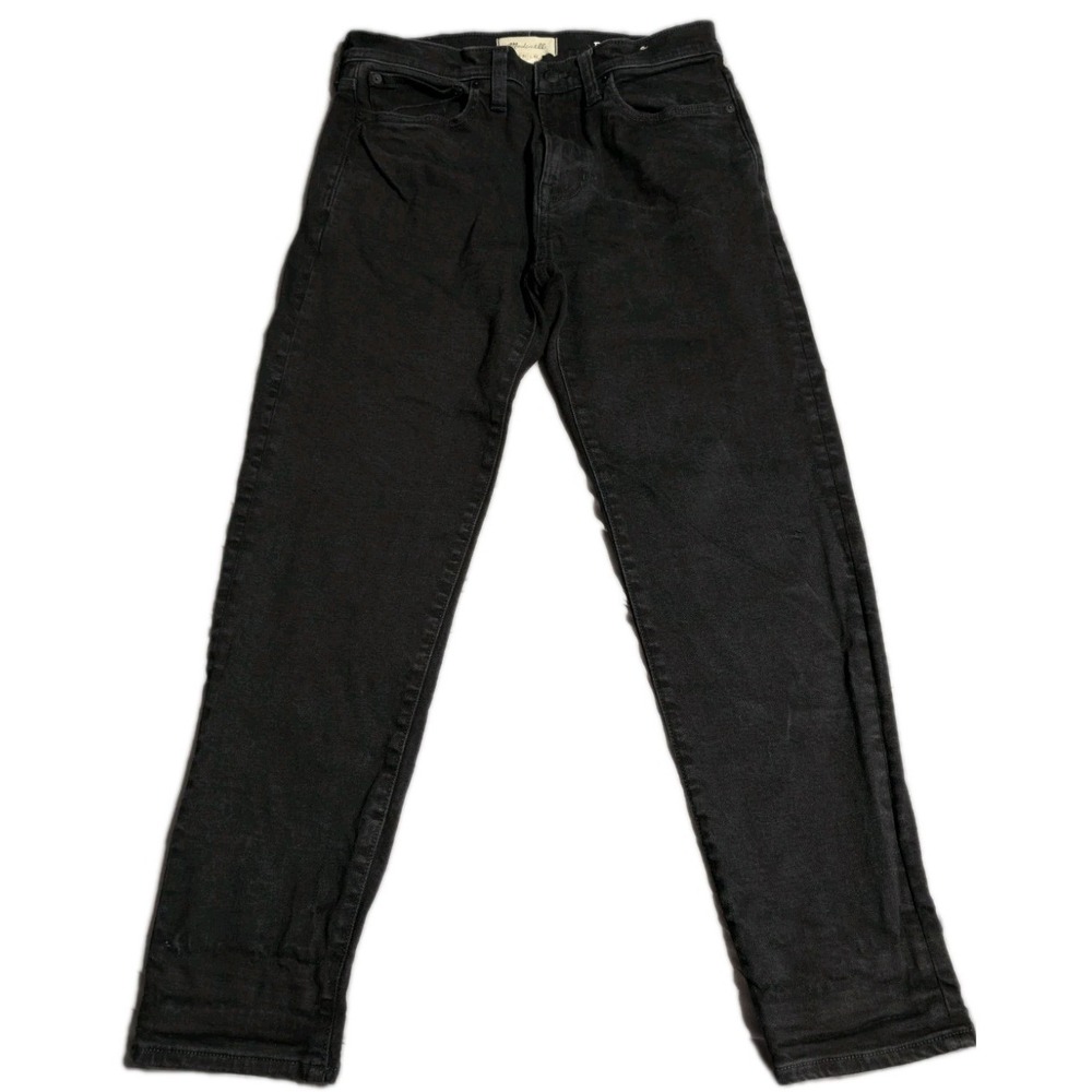 Madewell Relaxed Taper Jeans Mens 31x29.5 Black Denim (Tagged W31 L32)